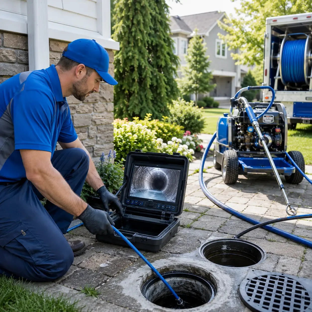 Outdoor drain cleaning professionals serving Hillsboro, OH